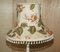 Painted Floor Lamp with Vintage Floral Shade 8