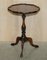 Vintage Mahogany Carved Tripod Side Table 5