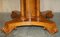 Mesa de comedor abatible de madera nudosa y nogal, Imagen 8