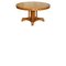 Mesa de comedor abatible de madera nudosa y nogal, Imagen 1
