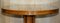 Mesa de comedor abatible de madera nudosa y nogal, Imagen 4