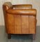 Heritage Brauner Camford Ledersessel & Zwei-Sitzer Sofa von John Lewis, 2er Set 19