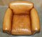 Heritage Brown Leather Camford Armchair & Two Seater Sofa from John Lewis, Set of 2 5