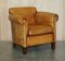 Heritage Brown Leather Camford Armchair & Two Seater Sofa from John Lewis, Set of 2, Image 2