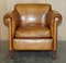 Heritage Brown Leather Camford Armchair & Two Seater Sofa from John Lewis, Set of 2 8