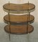Antique 3-Tier Kidney-Shaped Brass Etagere Tables, Set of 2, Image 11