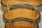 Antique 3-Tier Kidney-Shaped Brass Etagere Tables, Set of 2, Image 7