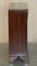 Vintage Flamed Mahogany Two-Drawer Open Bookcase, England 10