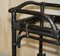 Mid-Century Chinese Modern Ebonised Serving Trolley with Bamboo Frame 7