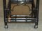 Mid-Century Chinese Modern Ebonised Serving Trolley with Bamboo Frame 14