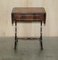 Oxblood Leather Extending Games Table from Bevan Funnell 12