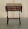 Oxblood Leather Extending Games Table from Bevan Funnell, Image 12