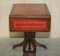 Oxblood Leather Extending Games Table from Bevan Funnell 11
