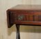 Oxblood Leather Extending Games Table from Bevan Funnell 7