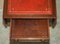 Oxblood Leather Extending Games Table from Bevan Funnell, Image 16