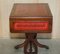 Oxblood Leather Extending Games Table from Bevan Funnell, Image 14