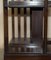 Vintage Sheraton Revival Mahogany & Satinwood Revolving Bookcase End Table 8