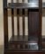 Vintage Sheraton Revival Mahogany & Satinwood Revolving Bookcase End Table 6