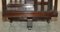 Tavolino Sheraton Revival vintage in mogano e legno satinato, Immagine 9
