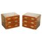 Military Campaign Chest of Drawers Side Tables from Harrods Kennedy, Set of 2, Image 1