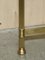 Mid-Century Italian Modern Brass & Glass Demi Lune Console Table, 1950s, Image 10