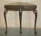 Antique Burr Walnut Extendable Demi Lune Console Table, 1900s 14