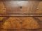 Antique Burr Walnut and Marble Topped Chest of Drawers with Original Key, 1840s, Image 4