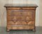 Antique Burr Walnut and Marble Topped Chest of Drawers with Original Key, 1840s, Image 2