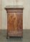 Antique Burr Walnut and Marble Topped Chest of Drawers with Original Key, 1840s, Image 17