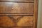 Antique Burr Walnut and Marble Topped Chest of Drawers with Original Key, 1840s, Image 8