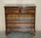 Small Vintage Flamed Mahogany Open Library Bookcase with Drawers from Bevan Funnell 16