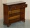Small Vintage Flamed Mahogany Open Library Bookcase with Drawers from Bevan Funnell 15