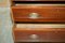 Antique Sheraton Revival Chest of Drawers in Mahogany Satinwood by F. Thomas Halesowen 9