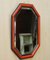 Antique Chinese Lacquered Chinoiserie Mirror with Original Glass 10