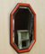 Antique Chinese Lacquered Chinoiserie Mirror with Original Glass, Image 10