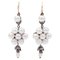 Boucles d'Oreilles en Or Rose et Argent 14 Carats, Set de 2 1