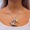 9kt Gold and Silver Fish Shape Brooch/Pendant Necklace 5