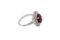 Ruby Diamonds White Gold Ring, Image 3