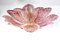 Pink Amethyst Murano Glass Leave Ceiling Light, Image 7