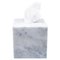 Handmade Squared Tissues Cover Box in White Carrara Marble from Fiam 1