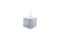 Caja con tapa para pañuelos cuadrada hecha a mano de mármol de Carrara blanco de Fiam, Imagen 2