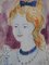 Emilio Grau Sala, Young Blonde Woman, Original Watercolour, Image 3