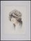 Maurice Milliere, Portrait of Elegant, 1920s, Lithograph 2