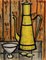 Bernard Buffet, Yellow Coffee Maker, 1960, Original Lithograph, Image 3