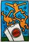 Poster originale di Keith Haring, Lucky Strike, 1987, Immagine 1