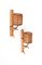 Mid-Century Rattan Lantern Sconces by Louis Sognot, 1960s, Set of 3, Image 3