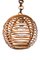 Mid-Century French Riviera Bamboo and Rattan Spherical Lamp, Italy, 1960s, Image 4