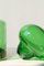 Jarrón vintage de cristal de Murano verde, Imagen 3