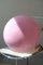 Vintage Murano Vetri Bubble Gum Pink Swirl Ceiling Lamp 4