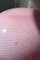 Vintage Murano Vetri Bubble Gum Pink Swirl Ceiling Lamp 3